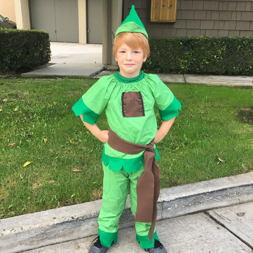 Peter Pan Costume - Custom made, one of a kind approx. 5T